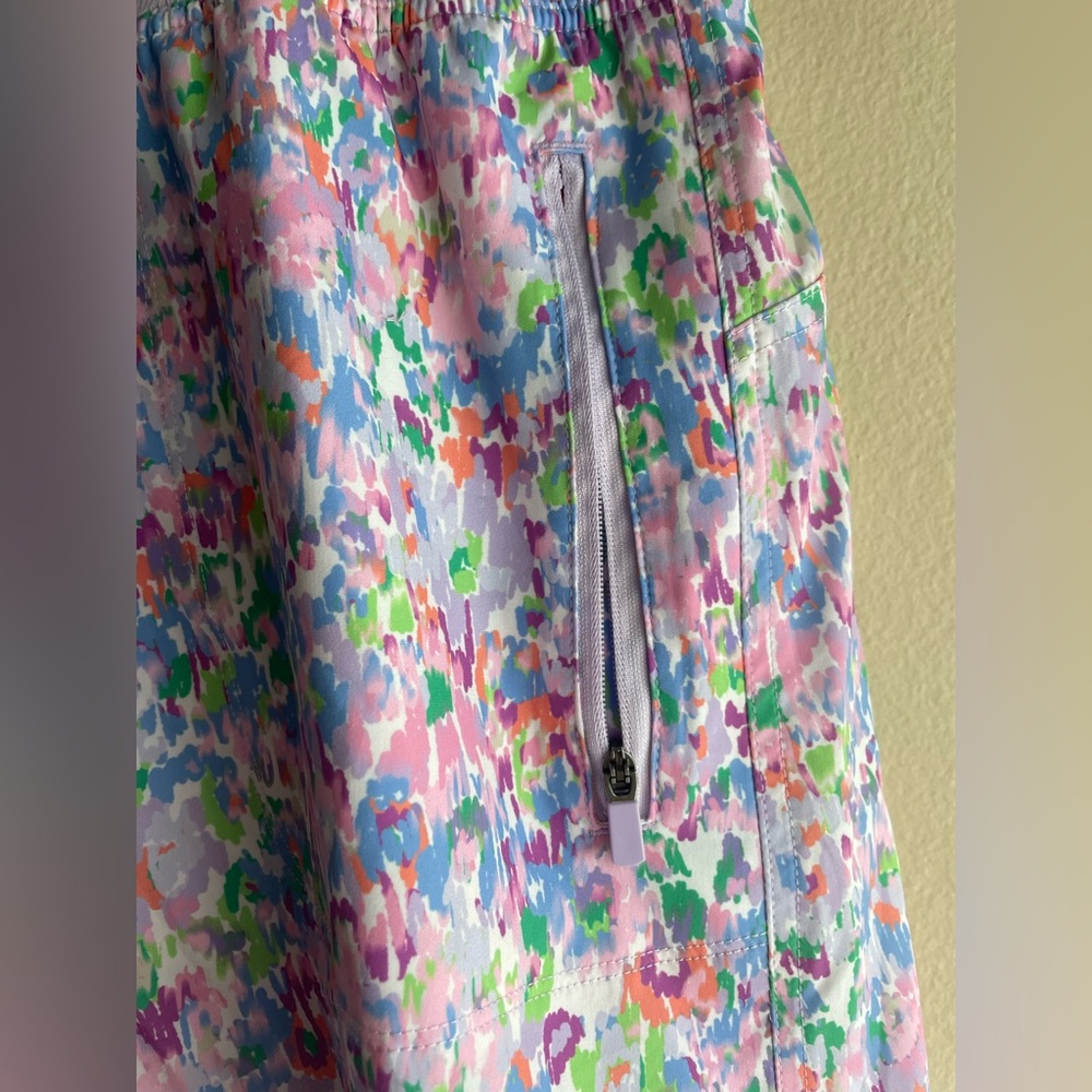 Tek Gear Women Swim Suit Purple Multi Colored Skirt Size XL - Picture 2 of 7